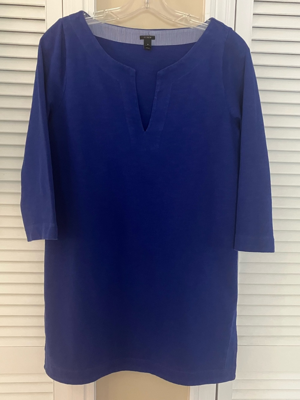 J. Crew Royal Blue Knit Dress